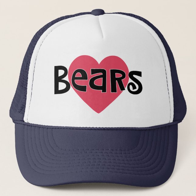 Casquette J'adore les OURS (Devant)