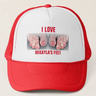 CASQUETTE J'ADORE LES PIEDS DE MIKAYLA