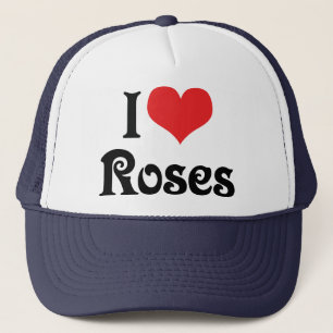 Casquette J'adore les roses à cœur - Amoureux du jardin de f