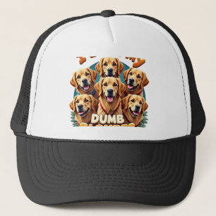 Casquette J'adore mes Golden Retrievers Blondes Idiotes Vint