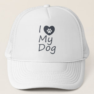 Casquette J'adore mon chien AMOUREUX DES CHIENS
