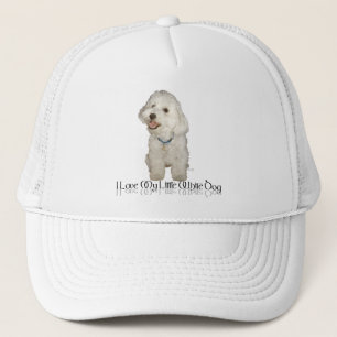 Casquette J'adore mon petit chien blanc - Havanais