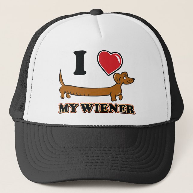 Casquette J'adore My Weiner (Devant)