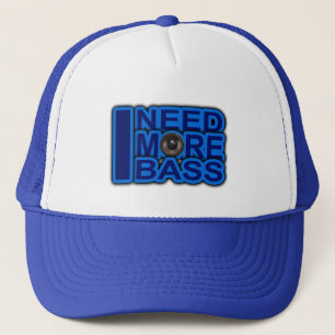Casquette J'AI BESOIN de PLUS de Dubstep-dnb-Club-Djay bleu