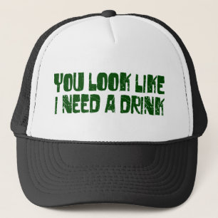 Casquette J'ai besoin d'une boisson