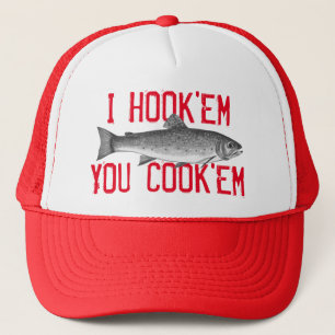 Casquette J'ai cru que tu les cuisinais à la pêche sportive