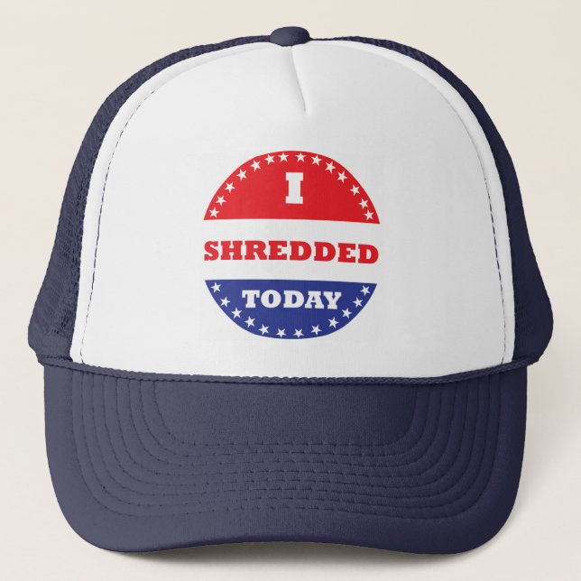 Casquette J'ai déchiqueté aujourd'hui (Devant)