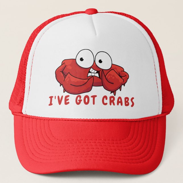 Casquette J'ai des crabes (Devant)