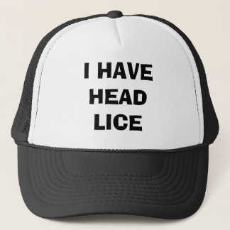 CASQUETTE J'AI DES POUX DE TÊTE