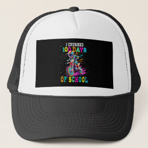 Casquette J'ai écrasé 100 jours d'école Motocross