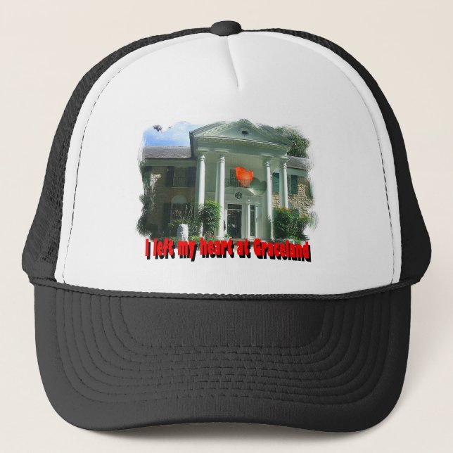 Casquette J'ai laissé mon coeur chez Graceland (Devant)