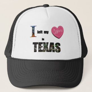 Casquette J'ai laissé mon coeur dans le Texas - aimez le
