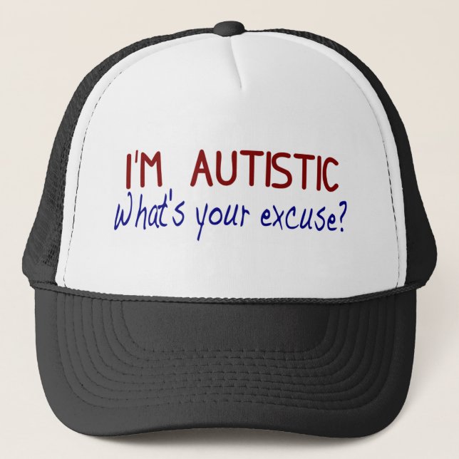 Casquette J'ai l'autisme (Devant)