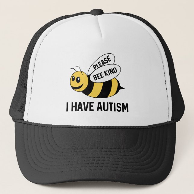 Casquette J'ai l'autisme (Devant)