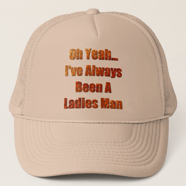Casquette J'ai toujours été un homme féminin (Devant)
