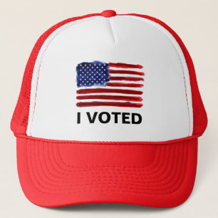 Casquette J'ai voté - American Flag