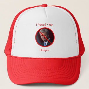 Casquette J'ai voté contre Harper