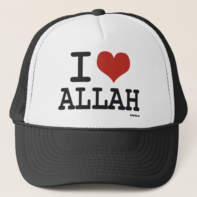 Casquette J'aime Allah (Devant)