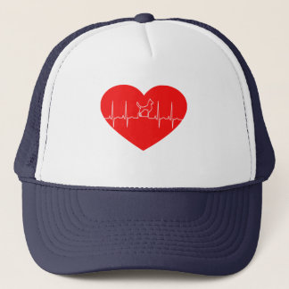 Casquette J'aime allaiter les chiens Trucker Hat