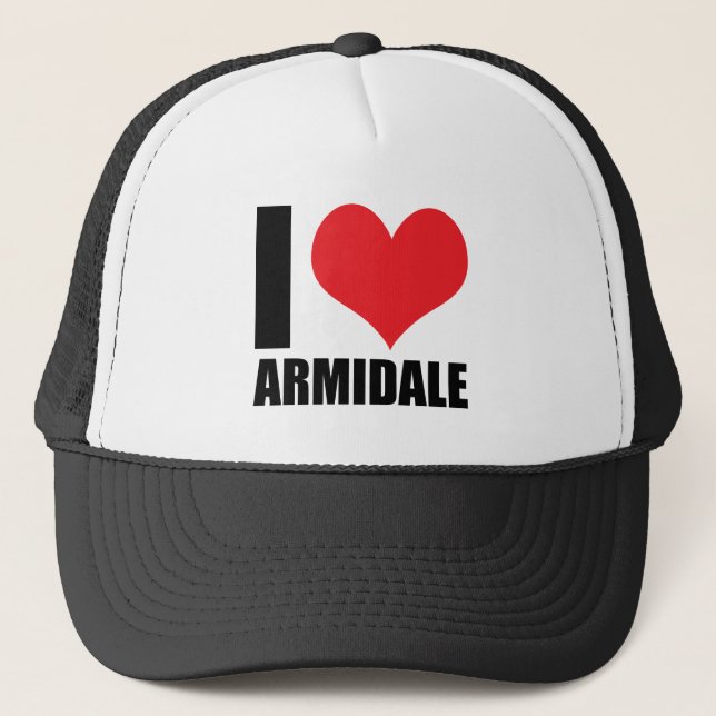 Casquette J'aime Armidale (Devant)