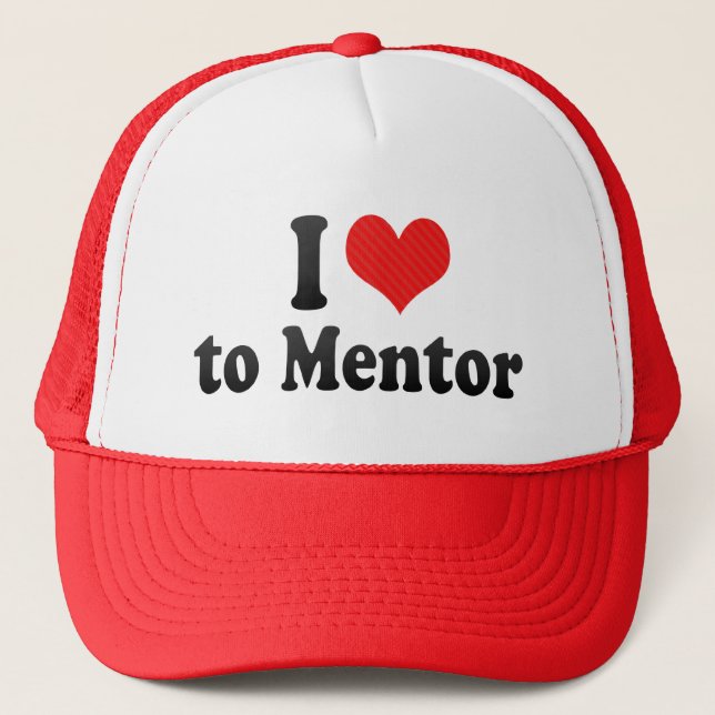 Casquette J'aime au mentor (Devant)