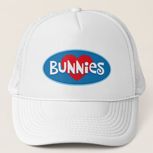 Casquette J'aime Bunnies (Devant)