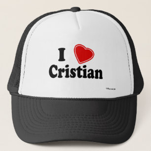 Casquette J'aime Cristian