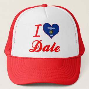 Casquette J'aime Dale, le Wisconsin
