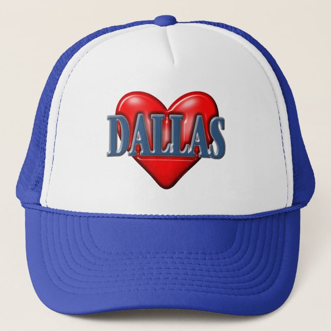 Casquette J'aime Dallas le Texas (Devant)