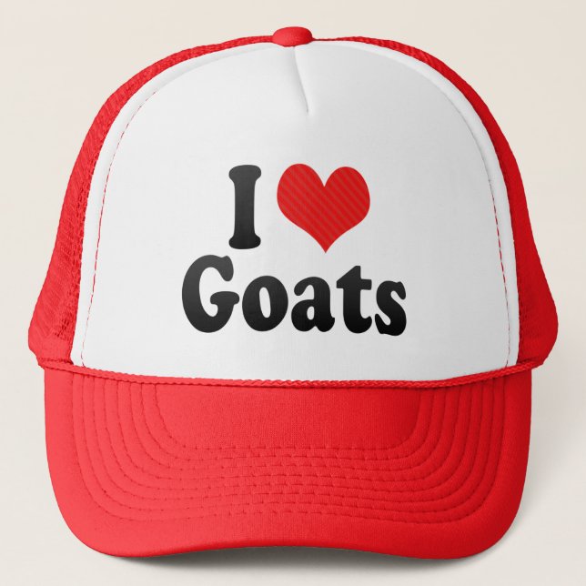 Casquette J'aime des chèvres (Devant)