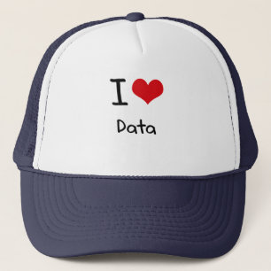 Casquette J'aime des données