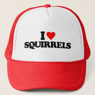 CASQUETTE J'AIME DES ÉCUREUILS