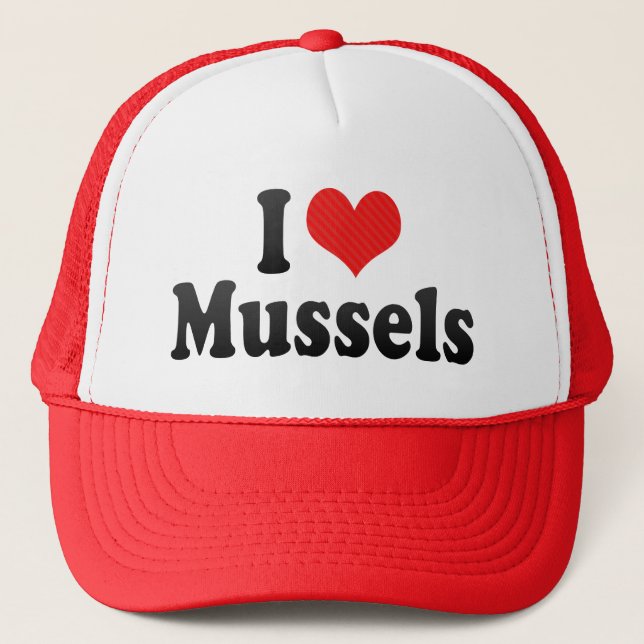 Casquette J'aime des moules (Devant)