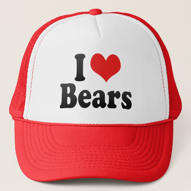 Casquette J'aime des ours (Devant)