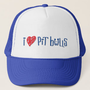 Casquette J'aime des pitbulls