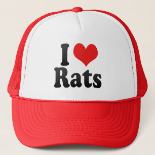 Casquette J'aime des rats