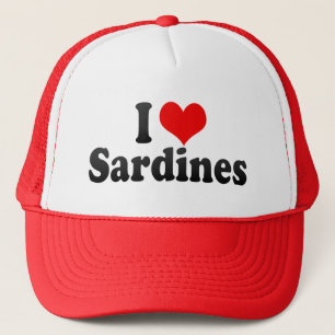 Casquette J'aime des sardines