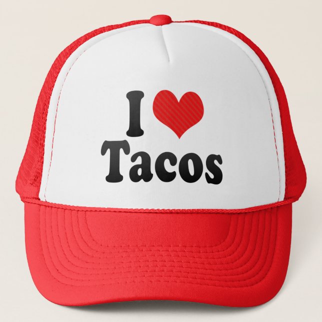 Casquette J'aime des tacos (Devant)