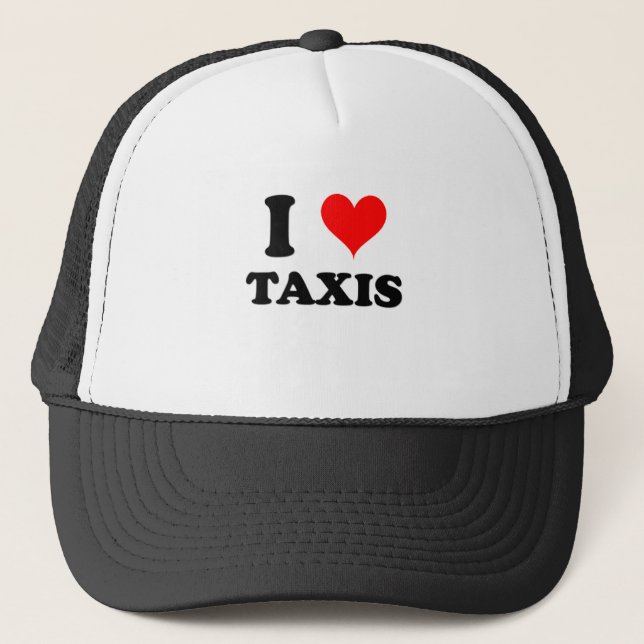 Casquette J'aime des taxis (Devant)