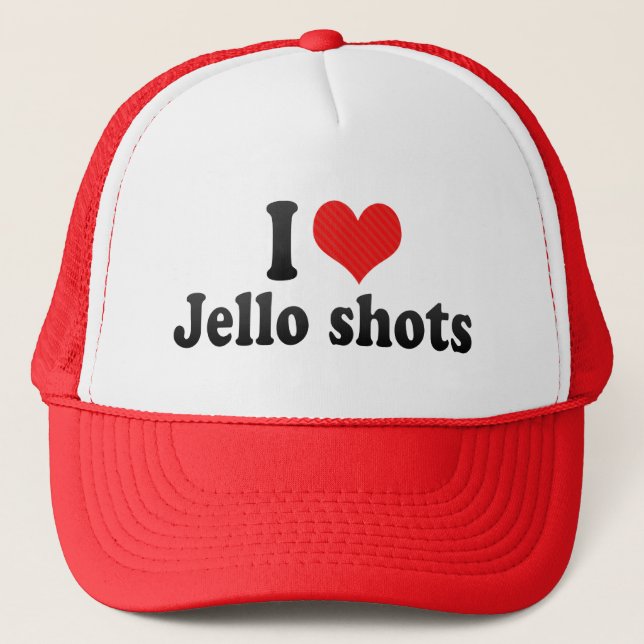 Casquette J'aime des tirs de Jello (Devant)