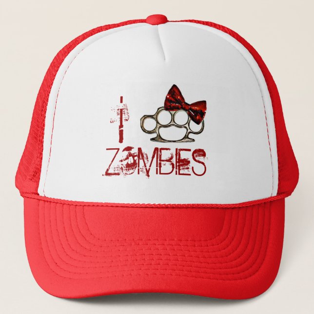 Casquette J'aime des Zombis-KnuckleBow (Devant)