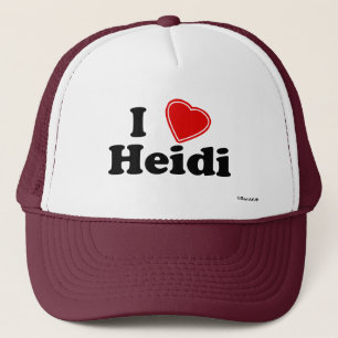 Casquette J'aime Heidi