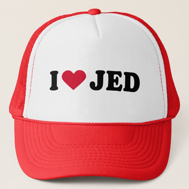 CASQUETTE J'AIME JED (Devant)
