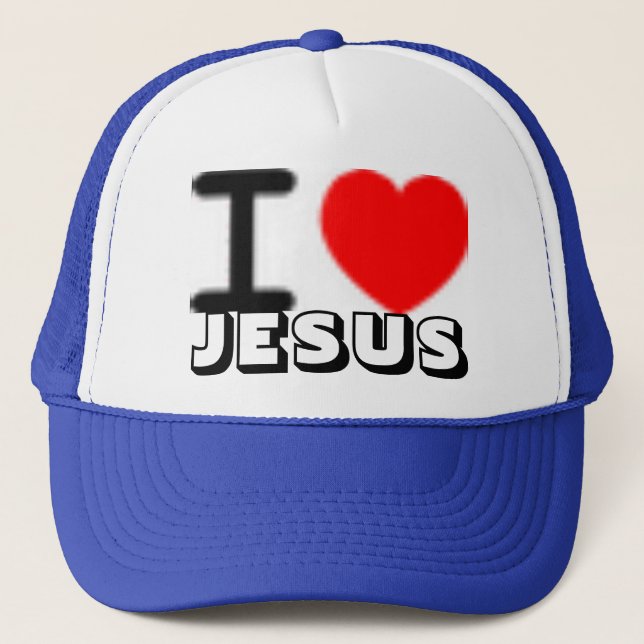 Casquette j'aime JÉSUS (Devant)