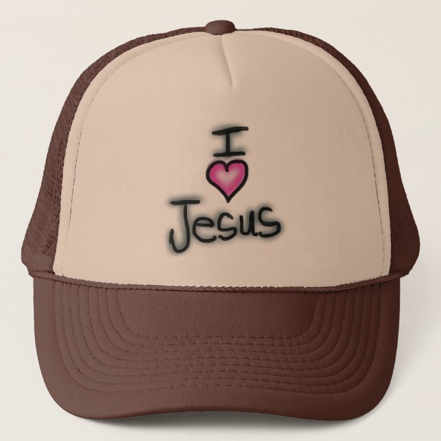 Casquette J'aime Jésus Chrétien Dames (Devant)