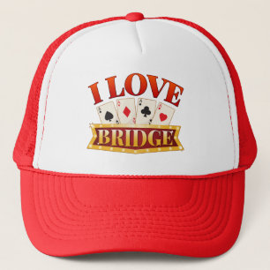 Casquette J'aime Joueur de carte de pont