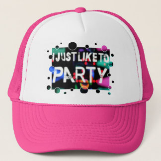 CASQUETTE J'AIME JUSTE À LA PARTIE