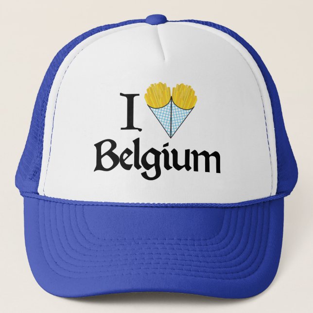 Casquette J'aime la Belgique (Devant)