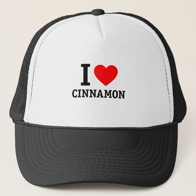Casquette J'aime la cannelle (Devant)