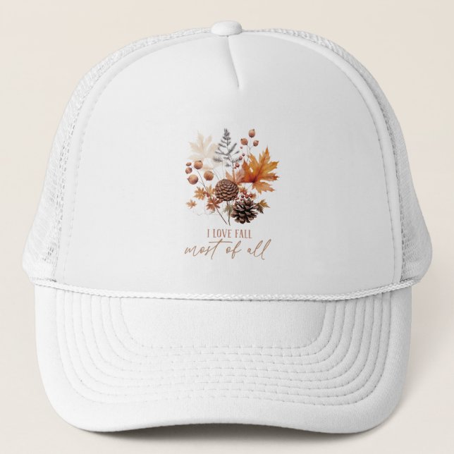 Casquette J'Aime La Chute La Plus Grande De Toutes - Foliage (Devant)